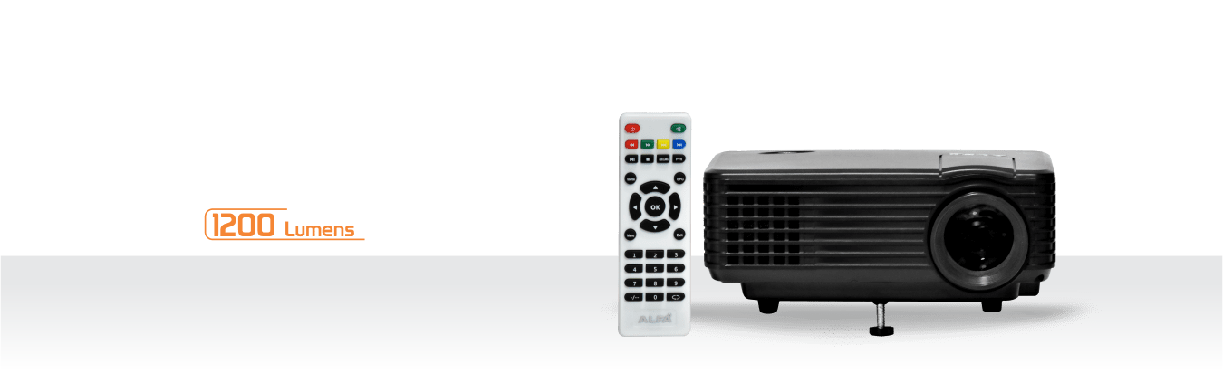 1200 lumens Projector
